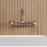 Essex Double-Handle 2-Hole Wall Mount Bathroom Faucet