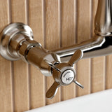 Essex Double-Handle 2-Hole Wall Mount Bathroom Faucet