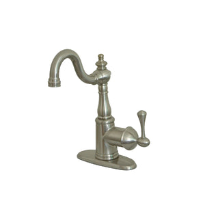 English Vintage Single-Handle 1-Hole Deck Mount Bar Faucet