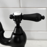 Heirloom Two-Handle 3-Hole Deck Mount Bridge Kitchen Faucet with Brass Side Sprayer