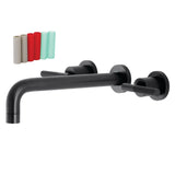 Kaiser Two-Handle 3-Hole Wall Mount Roman Tub Faucet