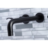 NuWave Two-Handle 3-Hole Wall Mount Tub Faucet