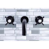 Millennium Two-Handle 3-Hole Wall Mount Tub Faucet
