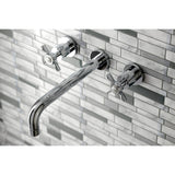 Essex Two-Handle 3-Hole Wall Mount Roman Tub Faucet