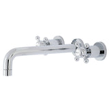 Metropolitan Two-Handle 3-Hole Wall Mount Tub Faucet