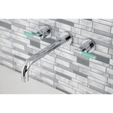 Kaiser Two-Handle 3-Hole Wall Mount Roman Tub Faucet