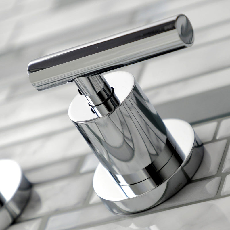Manhattan Two-Handle 3-Hole Wall Mount Roman Tub Faucet