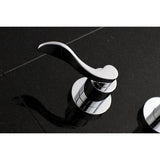NuWave Two-Handle 3-Hole Wall Mount Tub Faucet