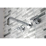 Milano Two-Handle 3-Hole Wall Mount Roman Tub Faucet