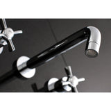 Millennium Two-Handle 3-Hole Wall Mount Tub Faucet