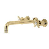 Essex Two-Handle 3-Hole Wall Mount Roman Tub Faucet