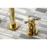 Metropolitan Two-Handle 3-Hole Wall Mount Tub Faucet