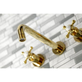 Metropolitan Two-Handle 3-Hole Wall Mount Tub Faucet