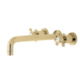 Metropolitan Two-Handle 3-Hole Wall Mount Tub Faucet