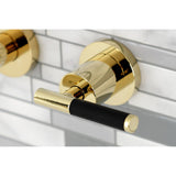 Kaiser Two-Handle 3-Hole Wall Mount Roman Tub Faucet