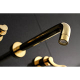 NuWave Two-Handle 3-Hole Wall Mount Tub Faucet
