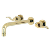 NuWave Two-Handle 3-Hole Wall Mount Tub Faucet