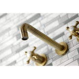 Metropolitan Two-Handle 3-Hole Wall Mount Tub Faucet