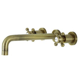 Metropolitan Two-Handle 3-Hole Wall Mount Tub Faucet