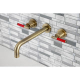 Kaiser Two-Handle 3-Hole Wall Mount Roman Tub Faucet