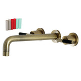 Kaiser Two-Handle 3-Hole Wall Mount Roman Tub Faucet