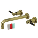 Kaiser Two-Handle 3-Hole Wall Mount Roman Tub Faucet