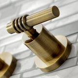 Milano Two-Handle 3-Hole Wall Mount Roman Tub Faucet