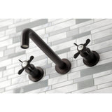 Essex Two-Handle 3-Hole Wall Mount Roman Tub Faucet