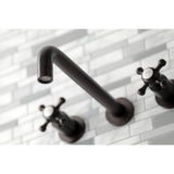Metropolitan Two-Handle 3-Hole Wall Mount Tub Faucet