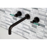 Kaiser Two-Handle 3-Hole Wall Mount Roman Tub Faucet