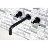 Kaiser Two-Handle 3-Hole Wall Mount Roman Tub Faucet