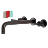 Kaiser Two-Handle 3-Hole Wall Mount Roman Tub Faucet