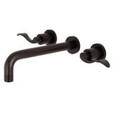 NuWave Two-Handle 3-Hole Wall Mount Tub Faucet