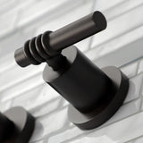 Milano Two-Handle 3-Hole Wall Mount Roman Tub Faucet