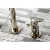 Metropolitan Two-Handle 3-Hole Wall Mount Tub Faucet