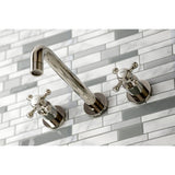Metropolitan Two-Handle 3-Hole Wall Mount Tub Faucet