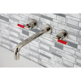 Kaiser Two-Handle 3-Hole Wall Mount Roman Tub Faucet