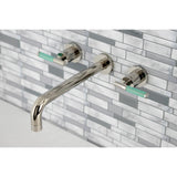 Kaiser Two-Handle 3-Hole Wall Mount Roman Tub Faucet