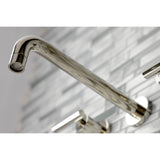 Manhattan Two-Handle 3-Hole Wall Mount Roman Tub Faucet
