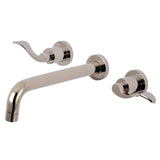 NuWave Two-Handle 3-Hole Wall Mount Tub Faucet