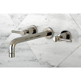 Concord Two-Handle 3-Hole Wall Mount Roman Tub Faucet