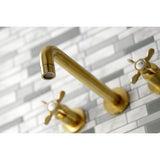 Essex Two-Handle 3-Hole Wall Mount Roman Tub Faucet