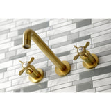 Essex Two-Handle 3-Hole Wall Mount Roman Tub Faucet