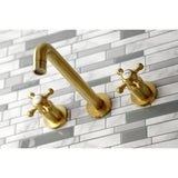 Metropolitan Two-Handle 3-Hole Wall Mount Tub Faucet
