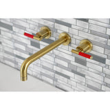 Kaiser Two-Handle 3-Hole Wall Mount Roman Tub Faucet