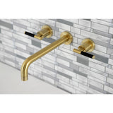 Kaiser Two-Handle 3-Hole Wall Mount Roman Tub Faucet