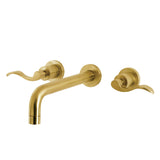 NuWave Two-Handle 3-Hole Wall Mount Tub Faucet