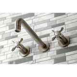 Essex Two-Handle 3-Hole Wall Mount Roman Tub Faucet