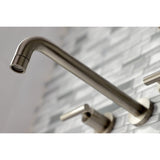 Manhattan Two-Handle 3-Hole Wall Mount Roman Tub Faucet
