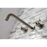 Manhattan Two-Handle 3-Hole Wall Mount Roman Tub Faucet